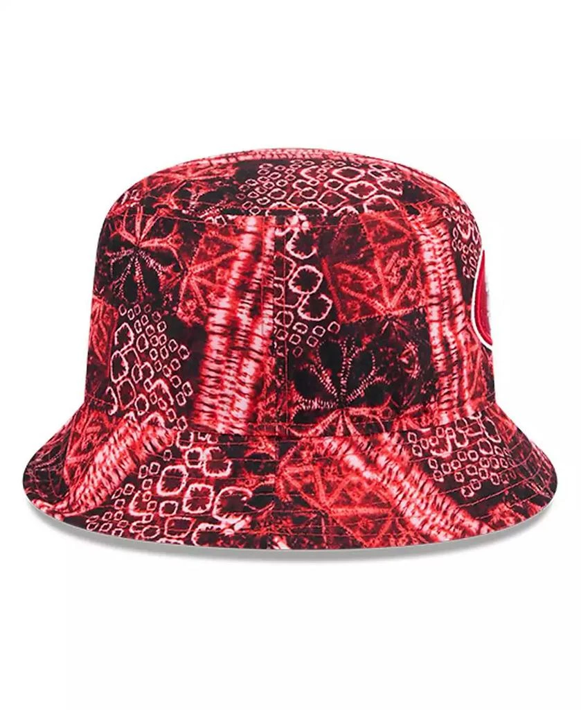 New Era Men's Scarlet San Francisco 49ers Shibori Bucket Hat 2