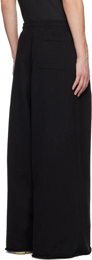 Vetements Black Embroidered-Logo Sweatpants 3