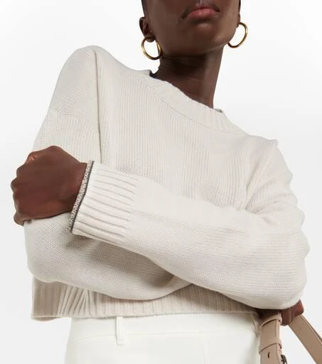 Brunello Cucinelli Wool, cashmere, and silk sweater 5