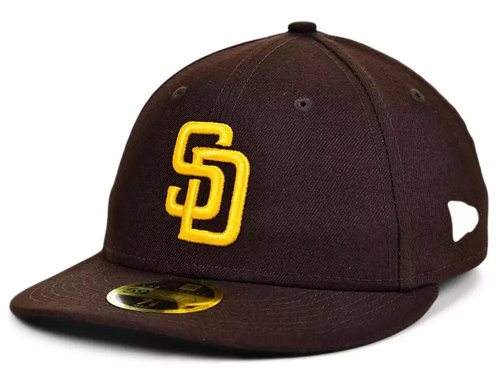 New Era Men's Brown San Diego Padres Authentic Collection On-Field Low Profile 59Fifty Fitted Hat 1