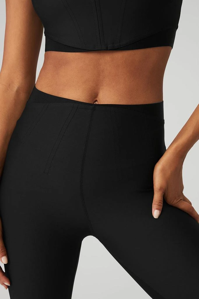 Alo Airlift High-Waist 7/8 Corset Legging - Black 2