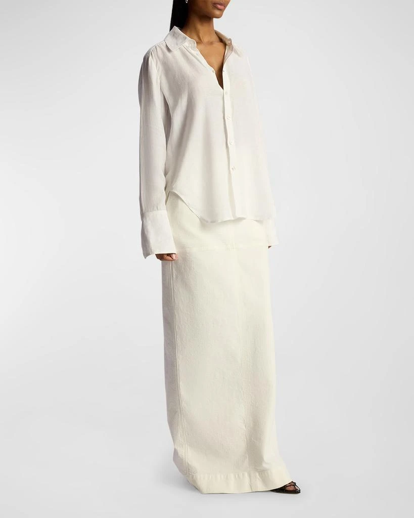 A.L.C. Hunter Denim Maxi Skirt 3