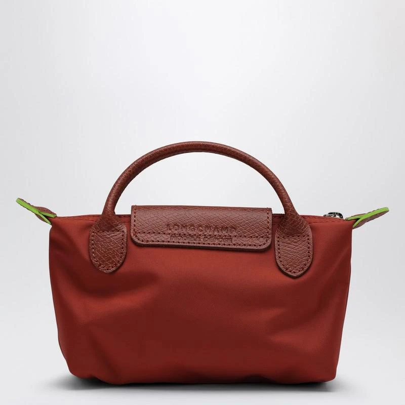 Longchamp Longchamp Le Pliage Green Chestnut-Coloured Clutch Bag 2