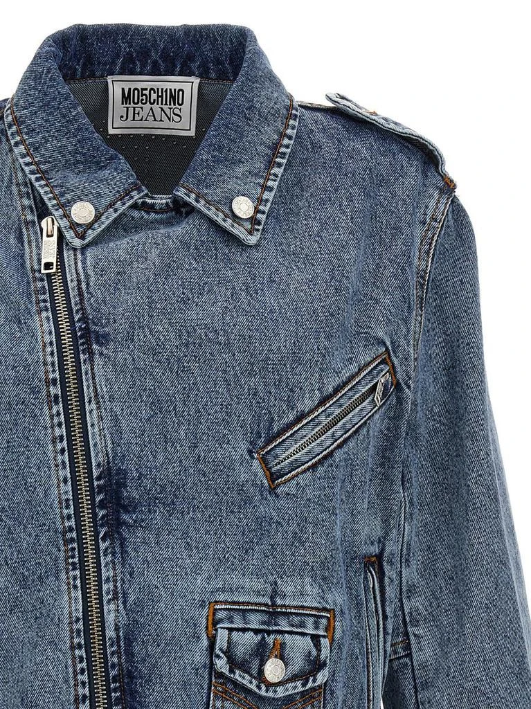 Moschino Jeans Moschino Jeans Crystal Denim Jacket 4