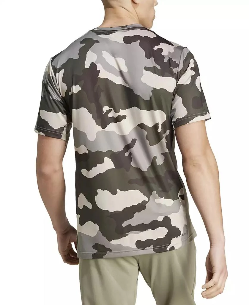 Adidas Men's AEROREADY Camo-Print Short-Sleeve T-Shirt 4