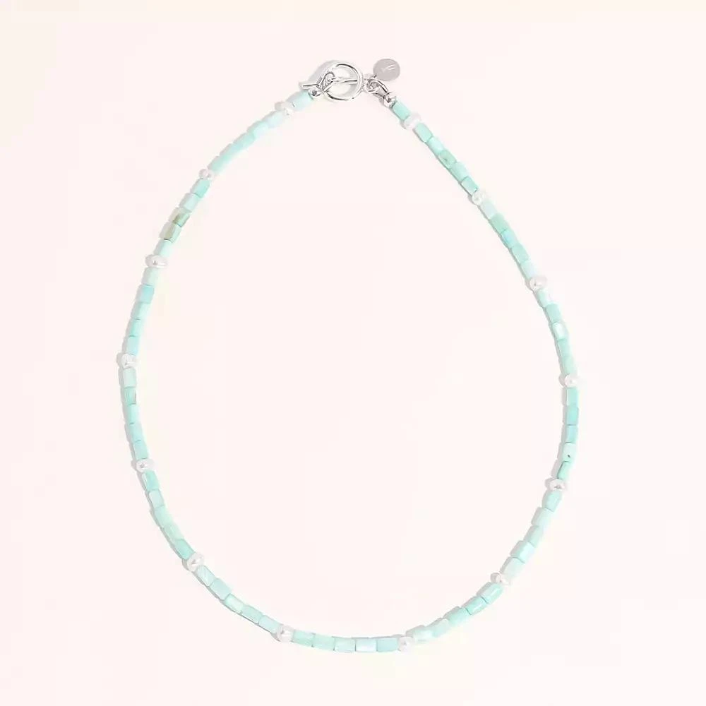 Joey Baby Gold Plated 
Freshwater Pearls Limited Lusia Necklace - Green