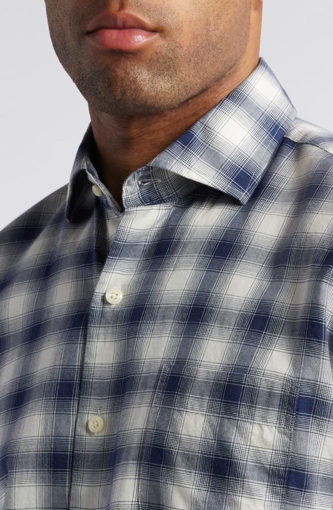 Peter Millar Border Soft Twill Button-Up Top