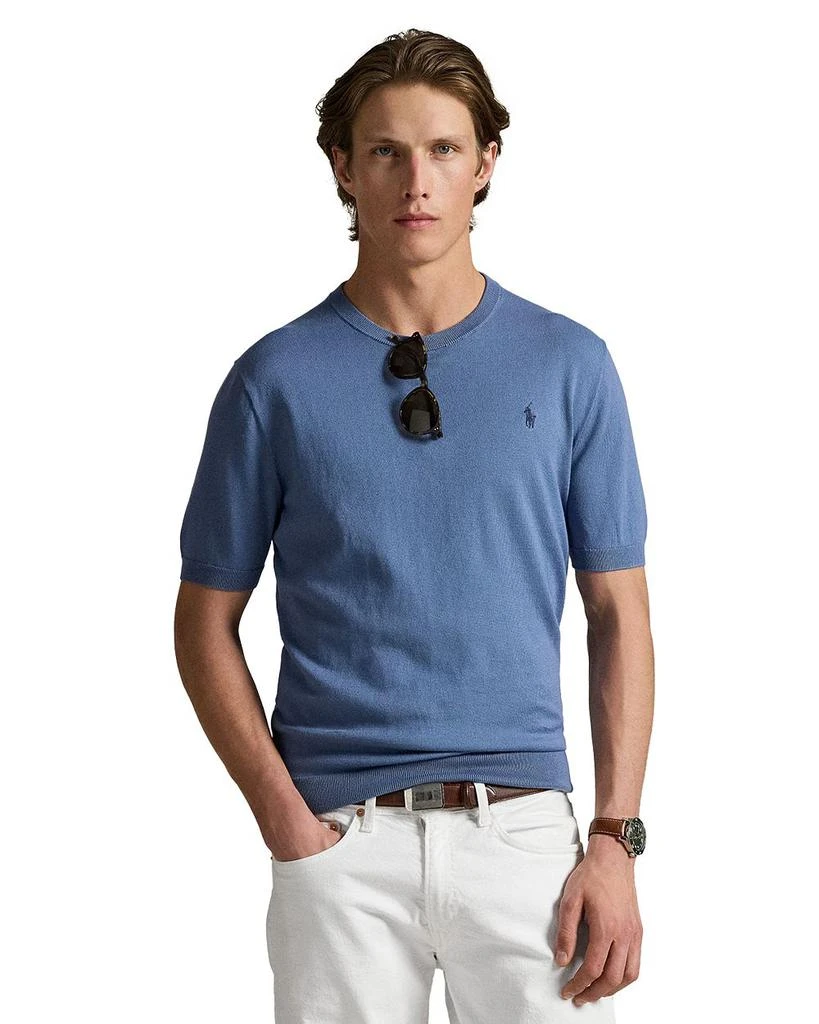 Ralph Lauren Cotton Crewneck Short Sleeve Sweater 1