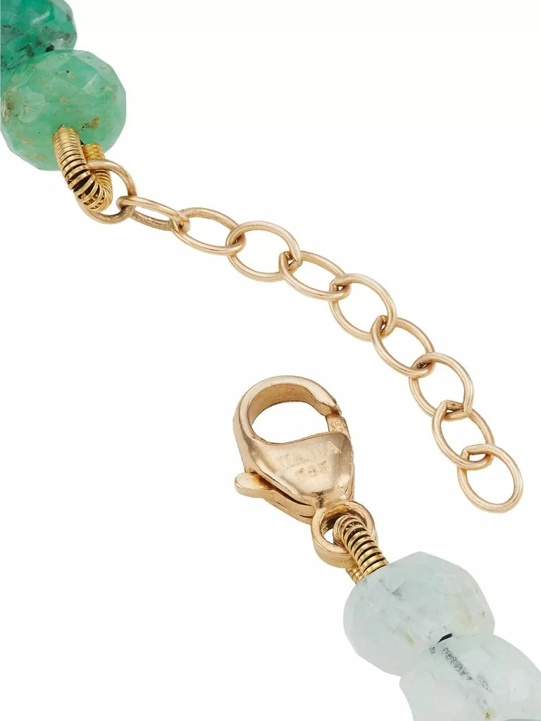 Jia Jia Arizona 14K Yellow Gold & Rainbow Sapphire Beaded Necklace 3