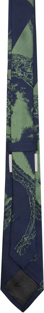 Vivienne Westwood Blue & Green 'The Kiss 'Tie 2