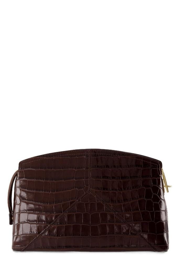 Victoria Beckham Victoria Beckham Zipped Embossed Clutch Bag