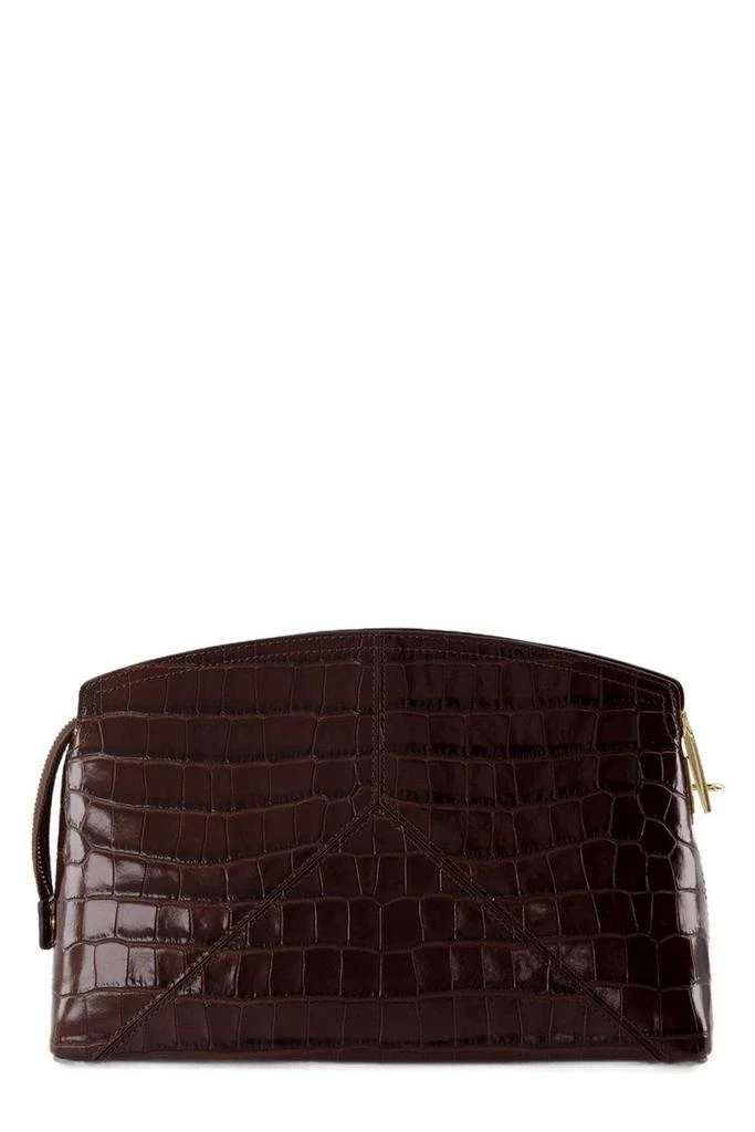 Victoria Beckham Victoria Beckham Zipped Embossed Clutch Bag 2