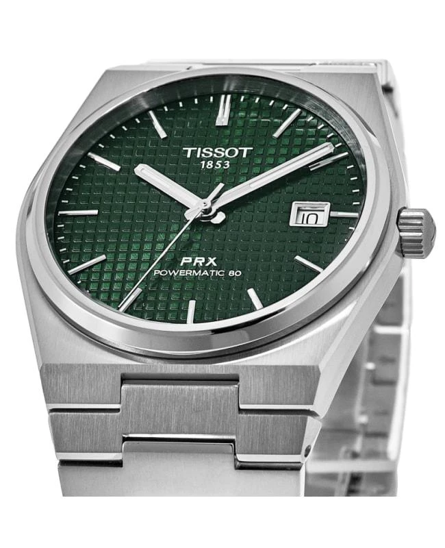Tissot Tissot PRX Powermatic 80 Automatic Green Dial Steel Men's Watch T137.407.11.091.00 3