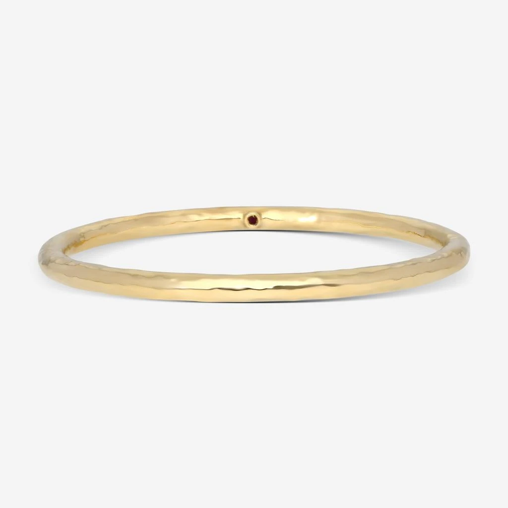 Roberto Coin Roberto Coin Martellato 18K Yellow Gold Bangle Bracelet 295414AYBASA 1