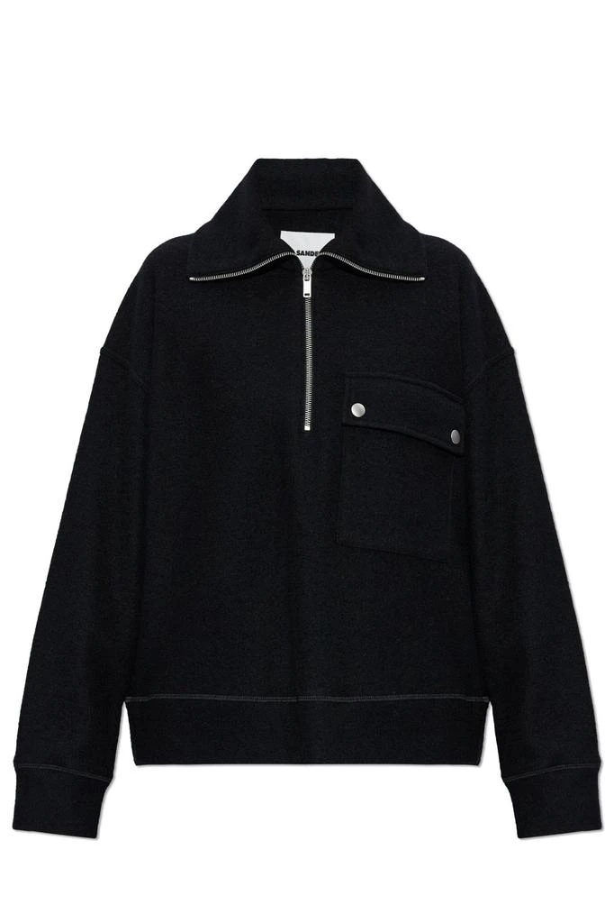 Jil Sander Jil Sander Half-Zip Sweatshirt 1