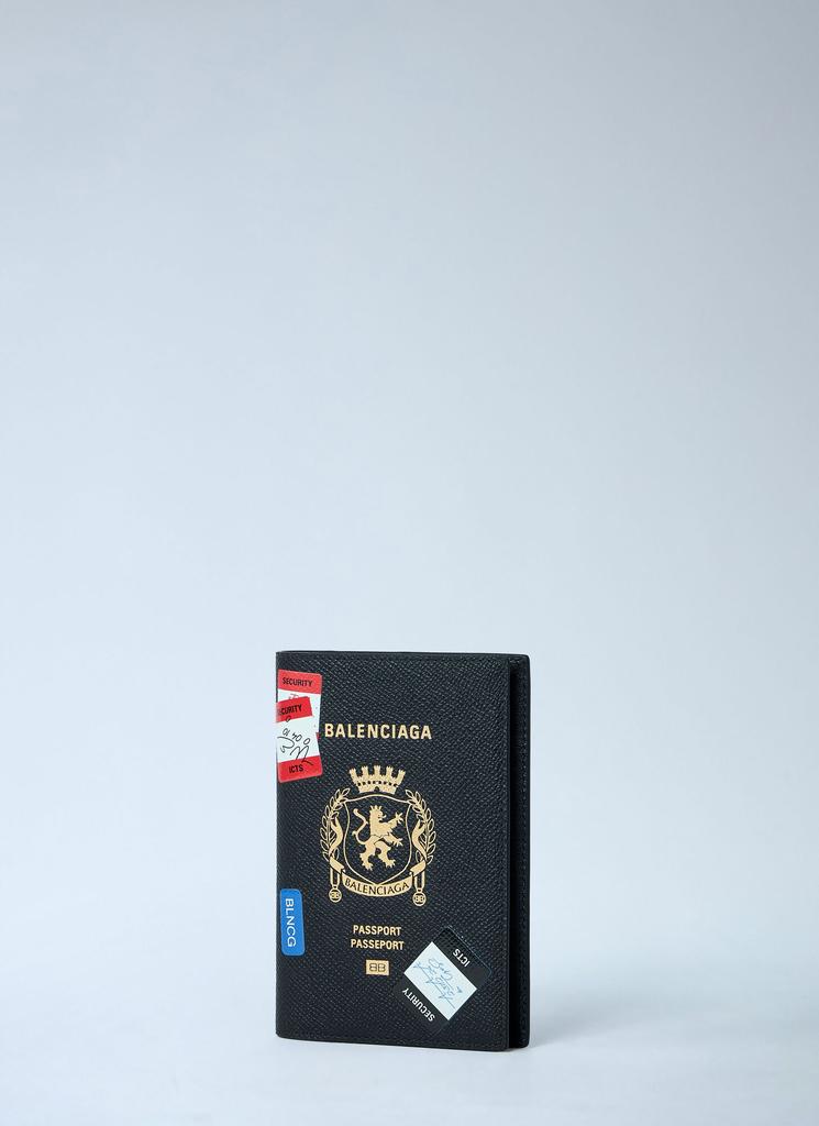 Balenciaga Grain Leather Passport Holder