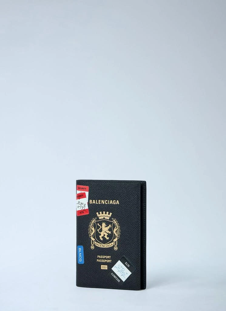 Balenciaga Grain Leather Passport Holder 2