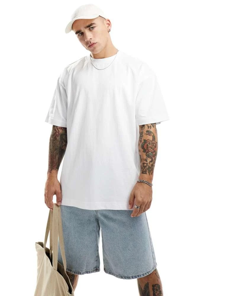 Cotton:On Cotton On box fit plain t-shirt in white 4