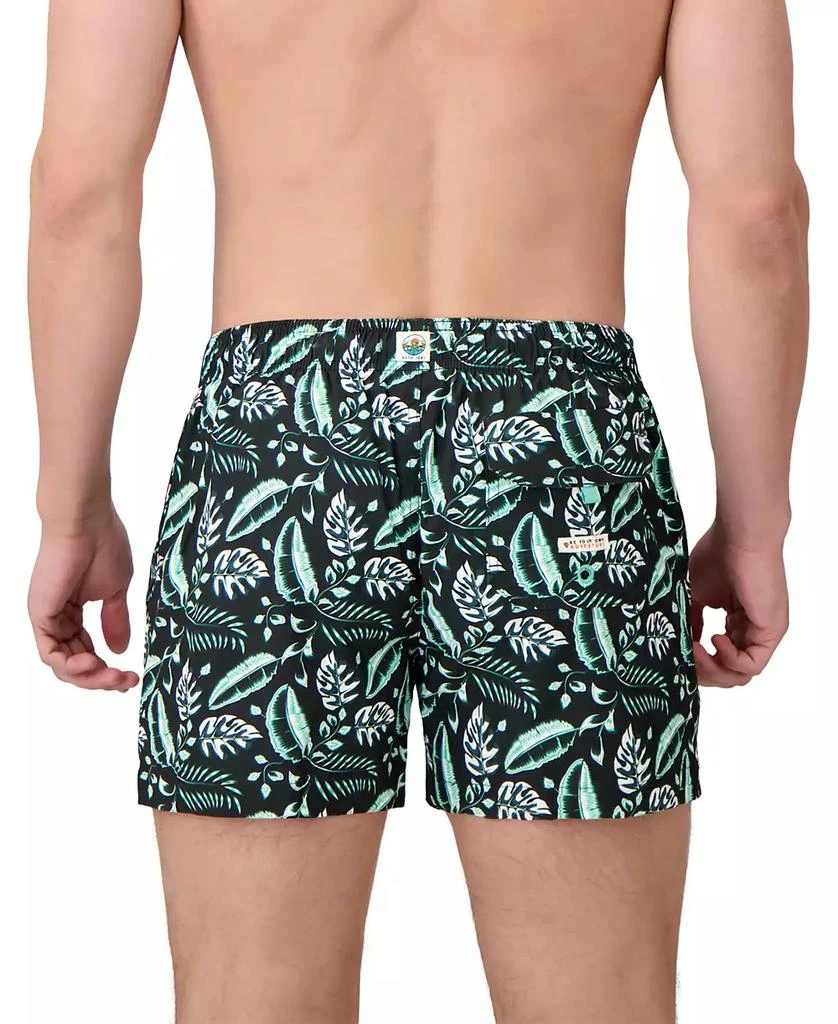 Sunset and Vines Men's Floral Woven Swim Trunks 3
