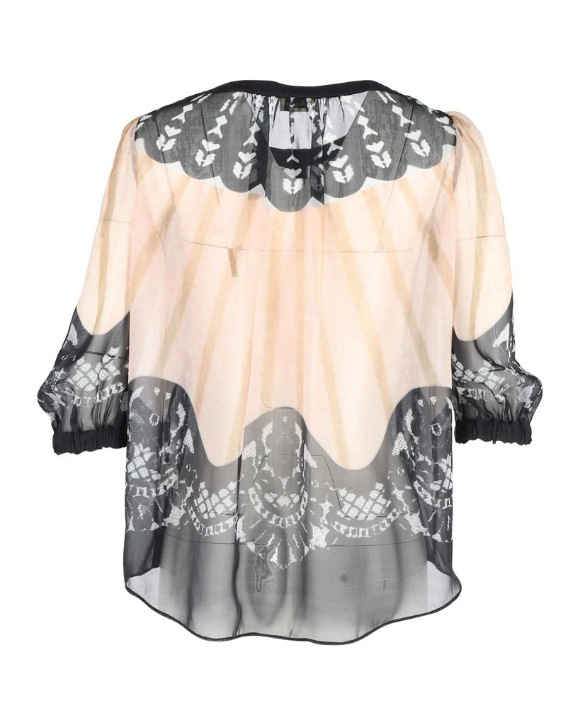 Temperley London Printed Sheer Blouse in Multicolor Silk 3