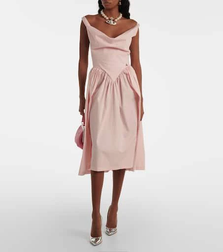 Vivienne Westwood Sunday draped satin corset dress 2