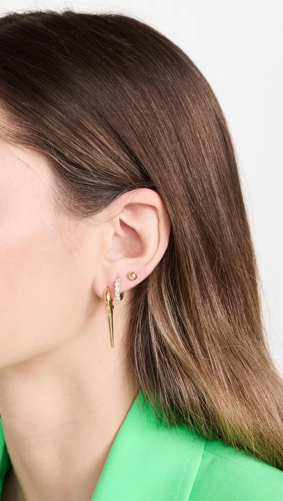 Melissa Kaye 18k Lola Needle Small Earrings 2