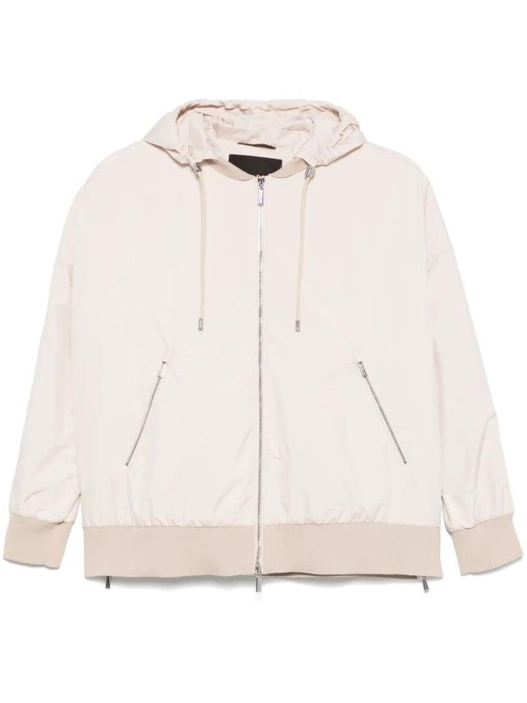 【関税込み】MOORER Gadia' down jacket MOORER Gadia White Quilted Hooded Water-Repellent Down
