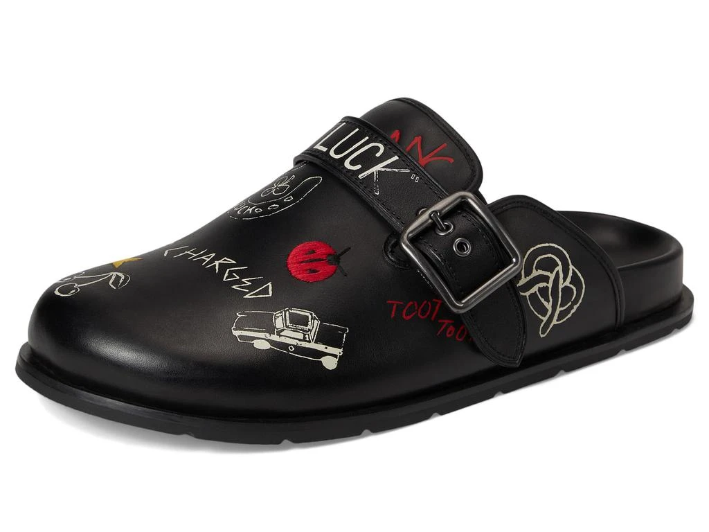 Coach Buckle Clog With Sketch Print 7