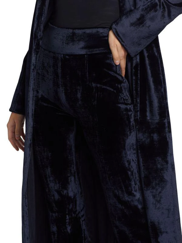 Galvan Boot-Cut Velvet Pants 4