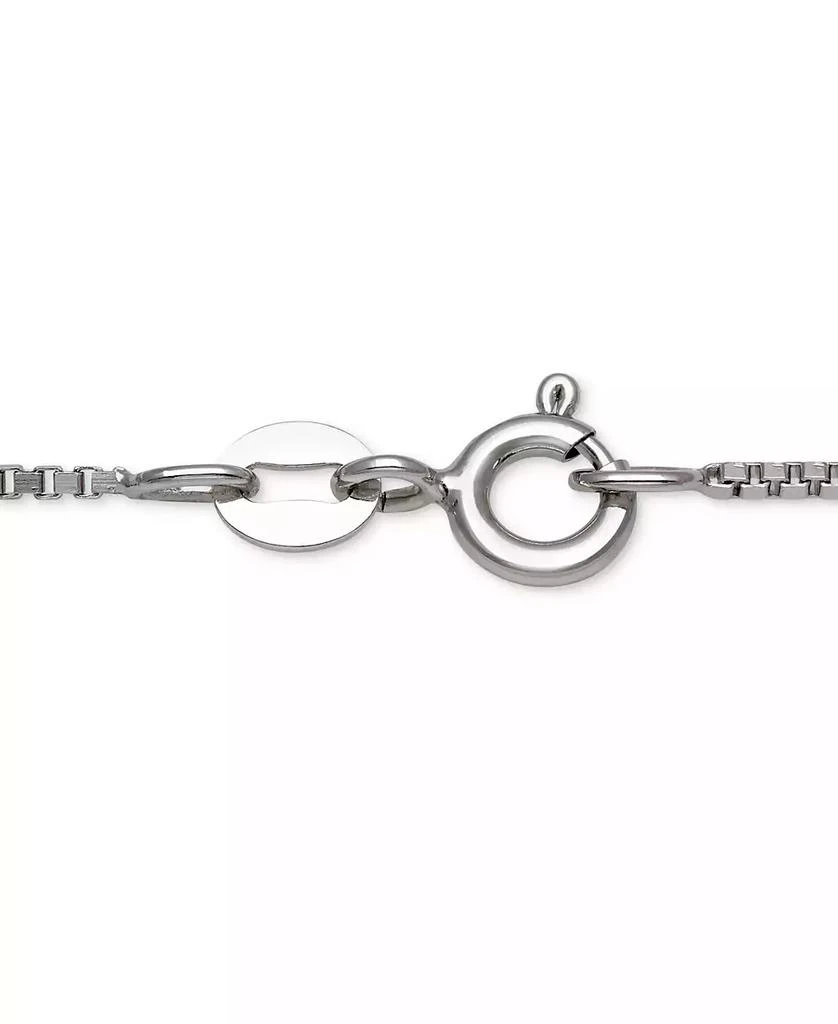 Belle de Mer Dyed Black Peacock Cultured Freshwater Pearl (10-11mm) 
Lab Created White Sapphire (1 ct. t.w.) Pendant 18" Necklace in Sterling Silver (Also in Blush Pink) 3