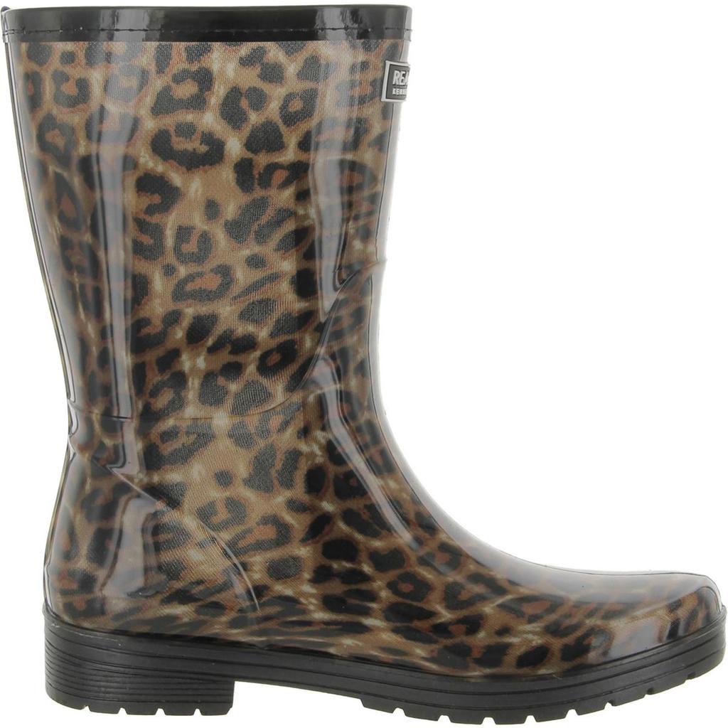 Kenneth Cole Rain Buckle Womens Mid-Calf Man Made Rain Boots