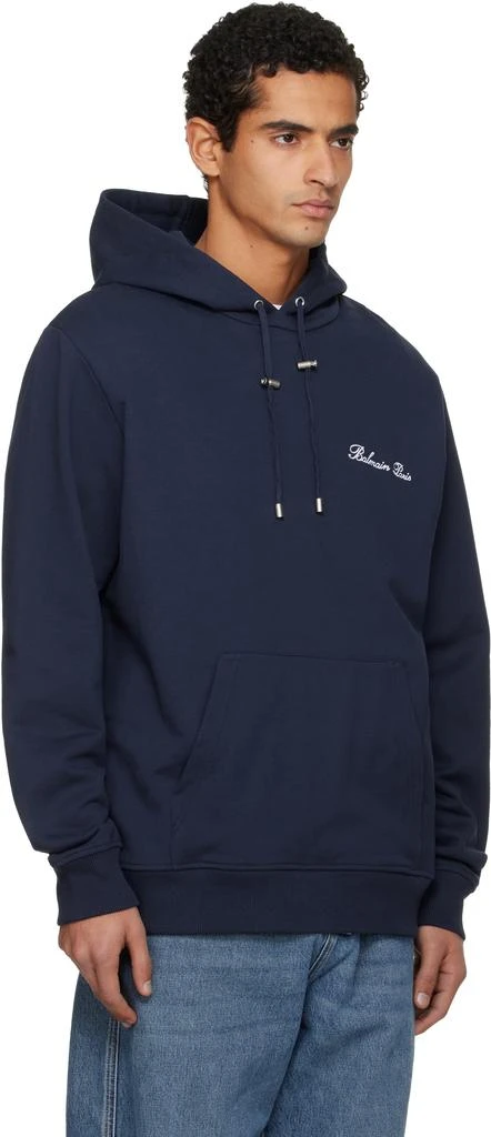 Balmain Navy 
Balmain
 Signature Hoodie 2