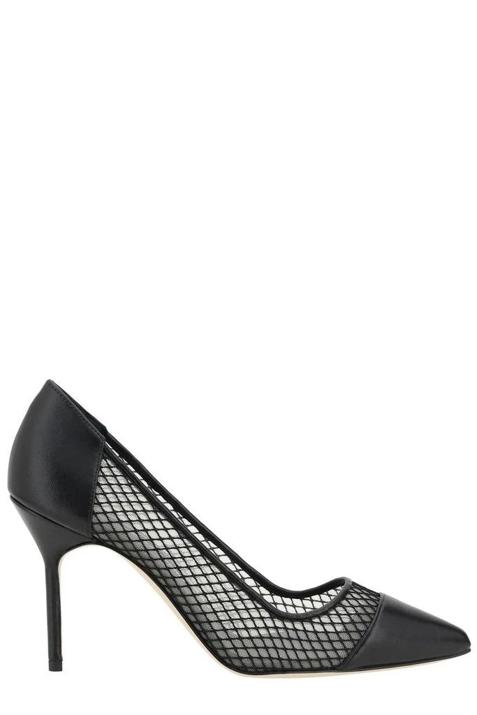 Manolo Blahnik Manolo Blahnik Capcour Mesh-Panelled Pumps 1