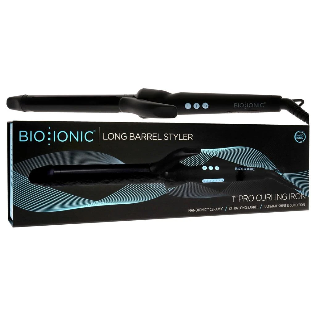 Bio Ionic Long Barrel Styler by  for Women - 1 Inch Curling Iron 3
