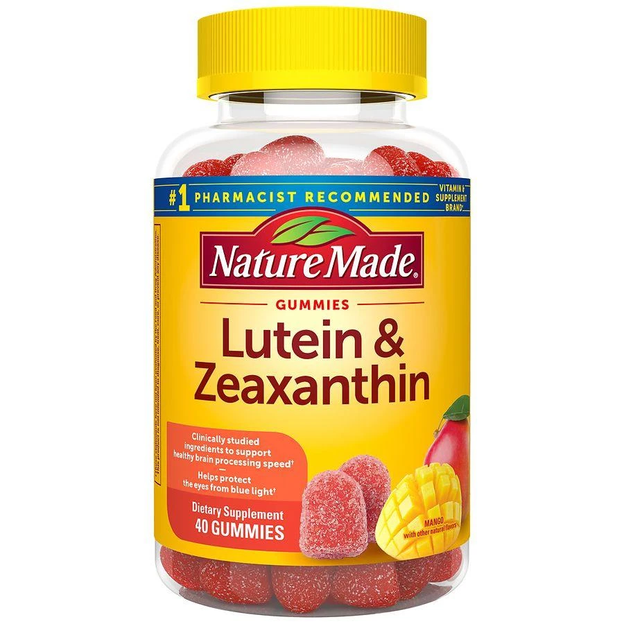 Nature Made Lutein & Zeaxanthin Vegan Gummies 1