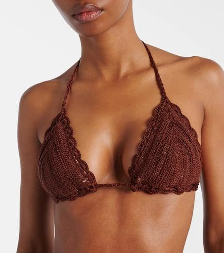 ANNA KOSTUROVA Crochet cotton bikini top 4