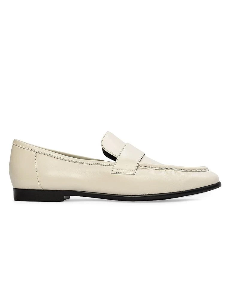 Black Suede Studio Arrow Leather Loafers 1