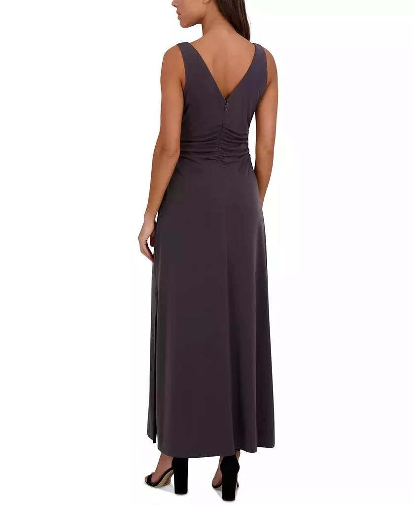 Kensie Women's Draped Cowlneck Sleeveless Maxi Dress 4