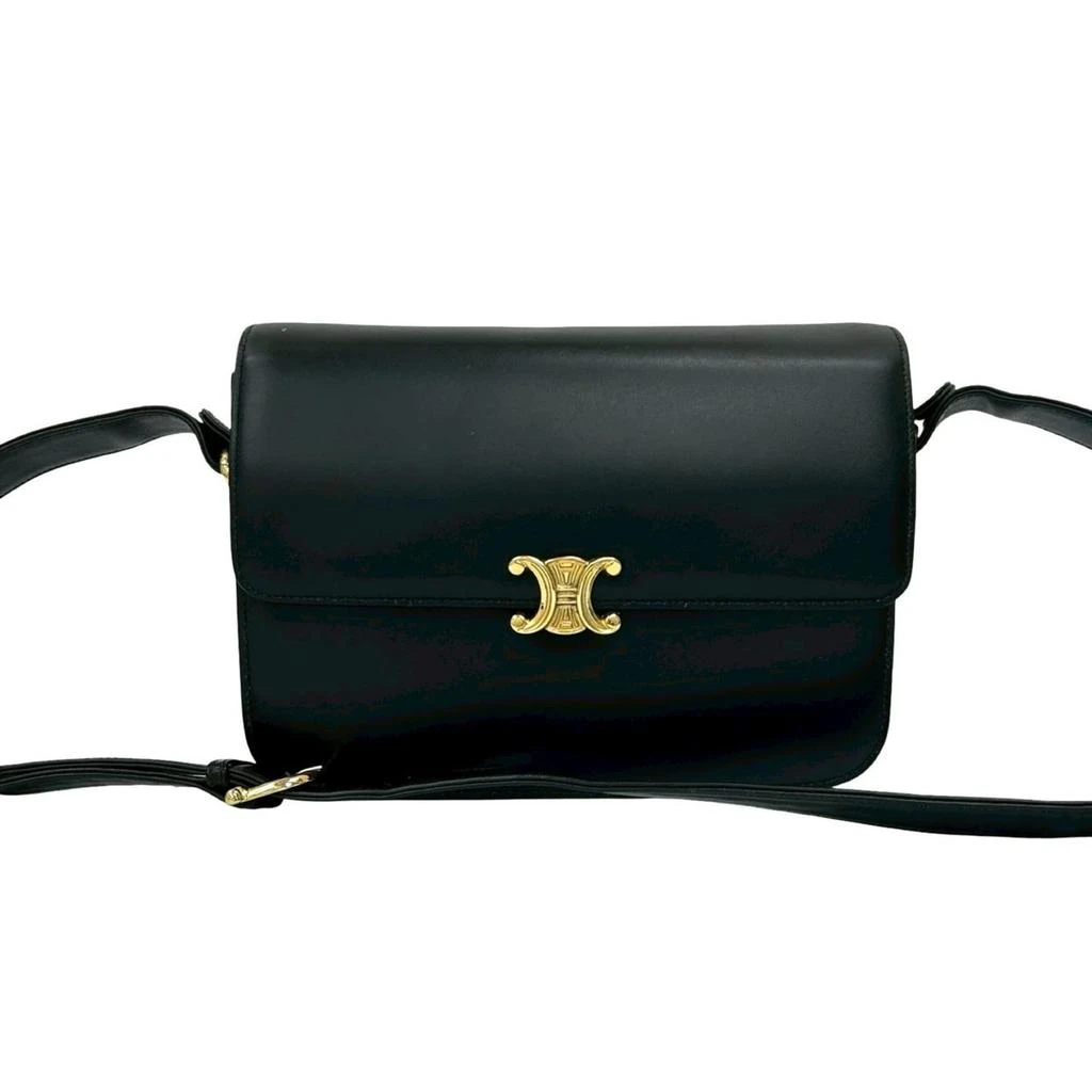 Celine Leather Pochette Shoulder Bag (Pre-Owned)
