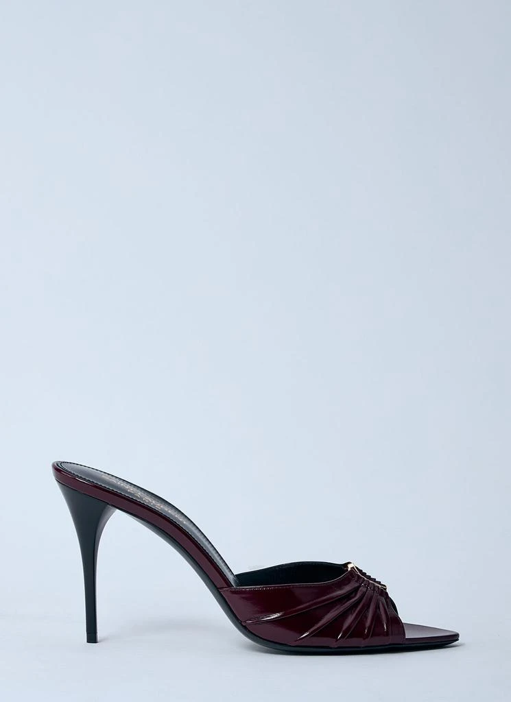 Yves Saint Laurent Babylone Heeled Mules 1