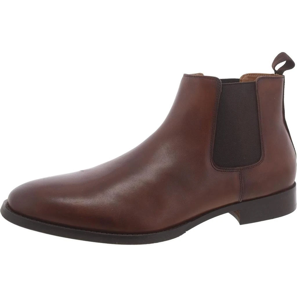 STEVE MADDEN Mens Brown Agate Leather Ankle Chelsea Boots 10 M Slip On Steve Madden Duke Chelsea Boot Cognac Brown Men Size 13  main image 3