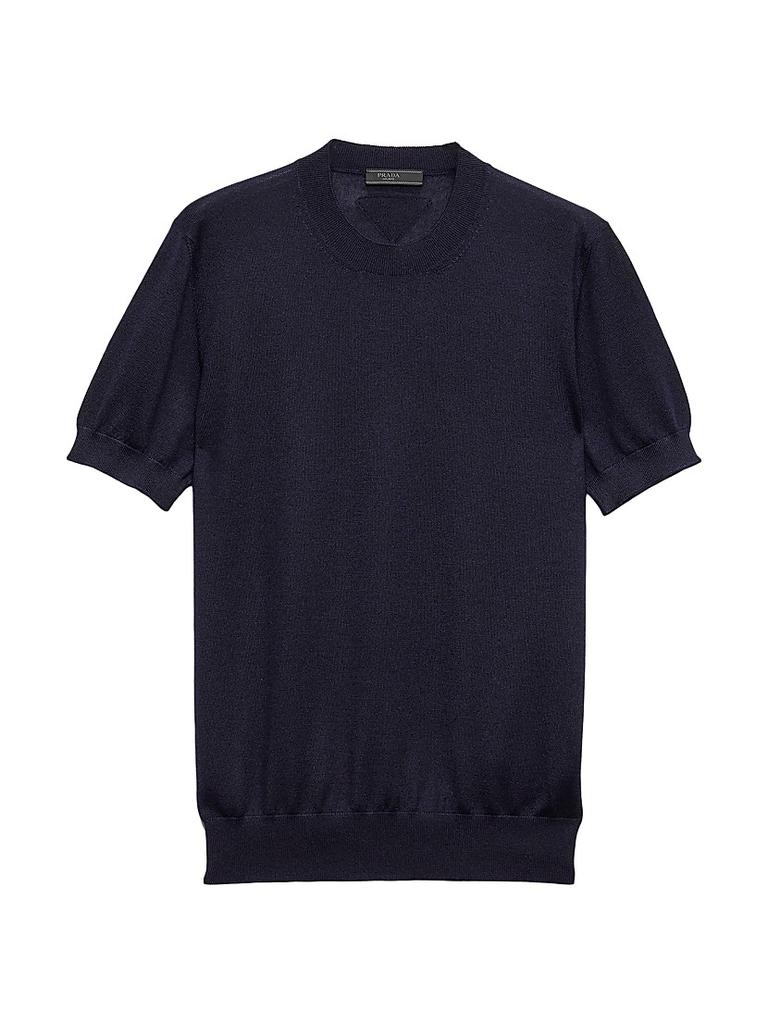Prada Midnight Blue Cashmere Sweater - Sweaters - BeyondStyle