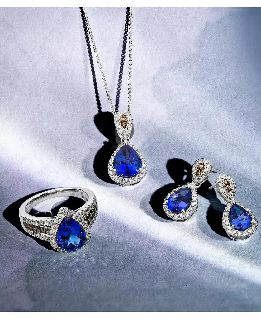 Le Vian Blueberry Tanzanite (2 ct. t.w.) & Diamond (3/8 ct. t.w.) 18" Pendant Necklace in 14k White Gold 4