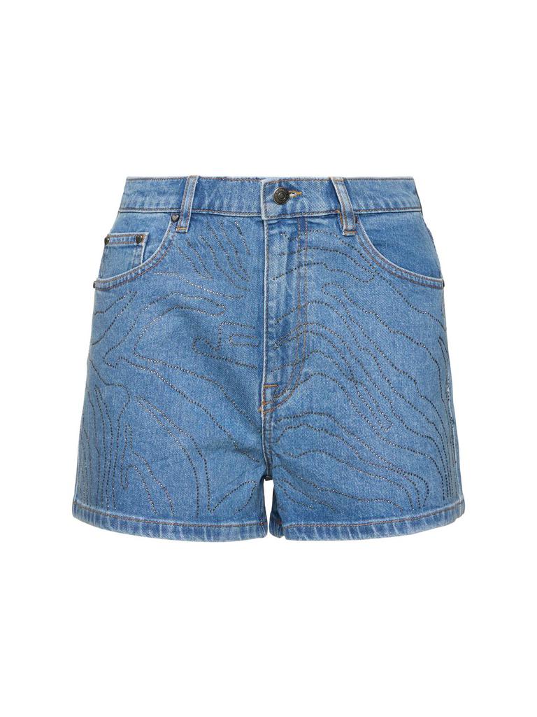ROTATE Birger Christensen Cotton shorts - Shorts - Compare