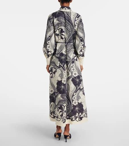 ALÉMAIS Mickey printed linen shirt dress 3