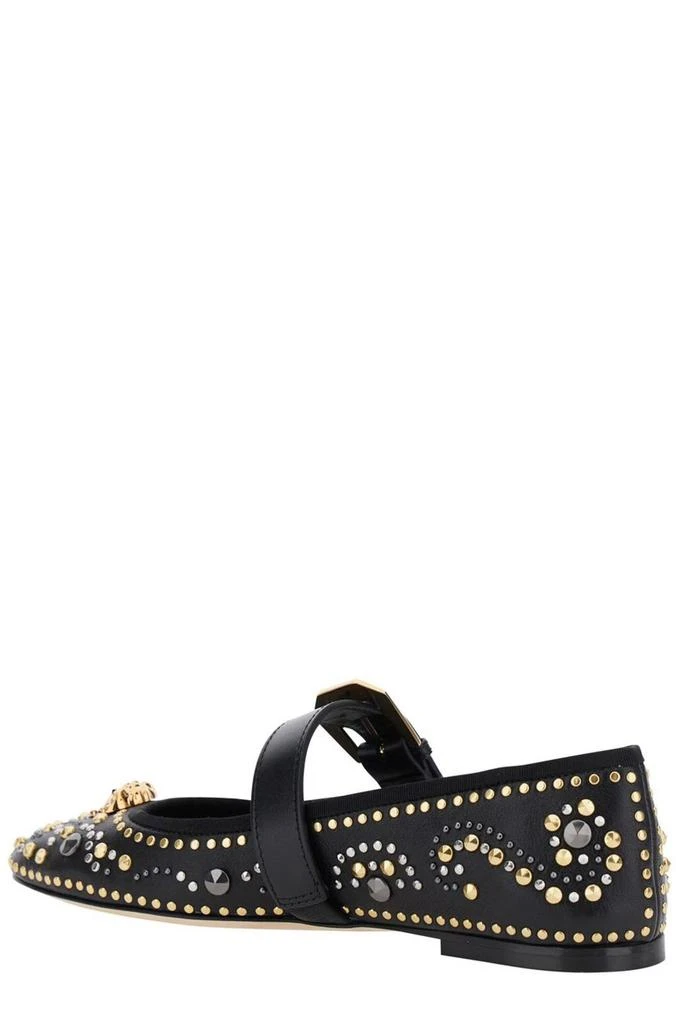 Versace Versace Studded La Medusa Ballerinas 3