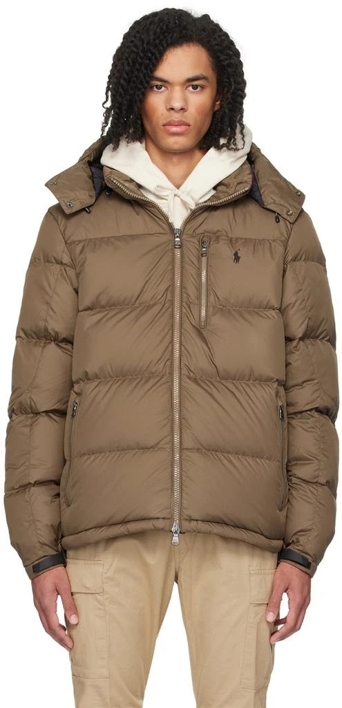 Polo Ralph Lauren Brown Quilted Down Jacket 1