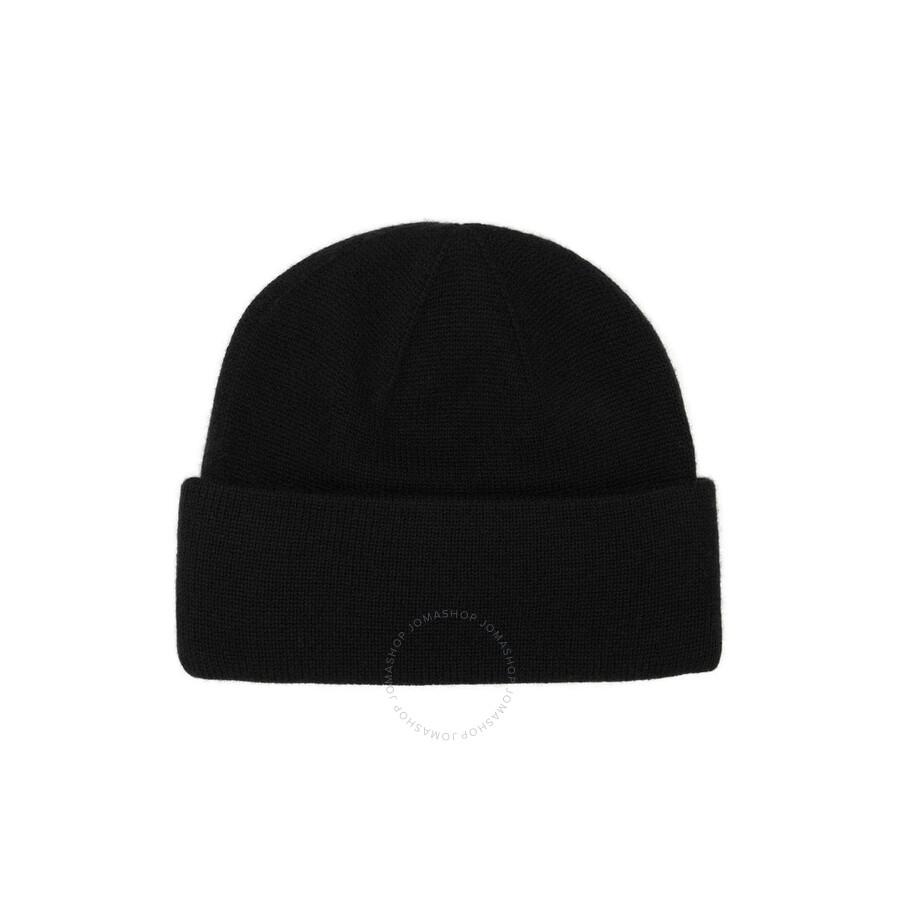 Burberry Logo Crest Embroidery Knitted Cashmere Beanie