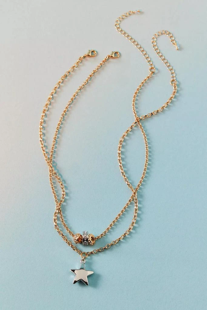Urban Outfitters Bristol Pendant Layering Necklace Set 2