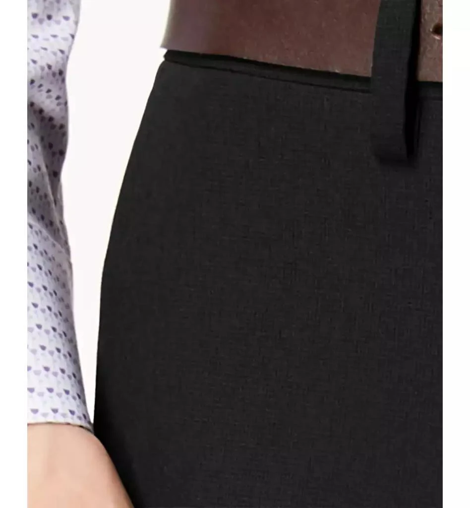 Kenneth Cole Men's Modern-Fit Micro-Check Dress Pants 4